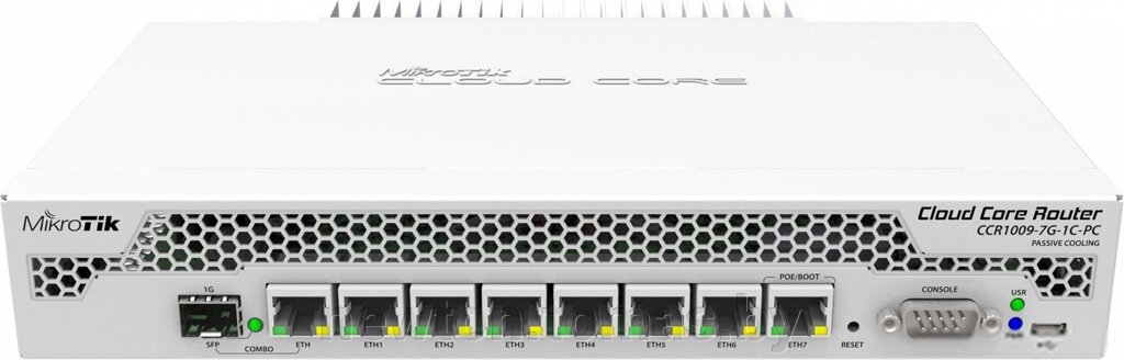 Маршрутизатор Mikrotik Cloud Core [CCR1009-7G-1C-PC] от компании Интернет-магазин Newton - фото 1