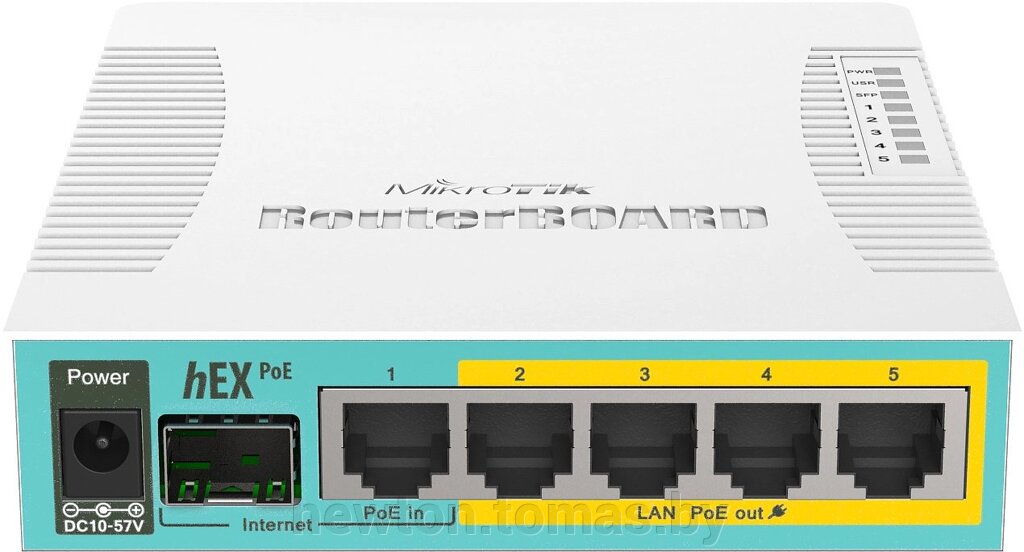 Маршрутизатор Mikrotik Hex PoE [RB960PGS] от компании Интернет-магазин Newton - фото 1