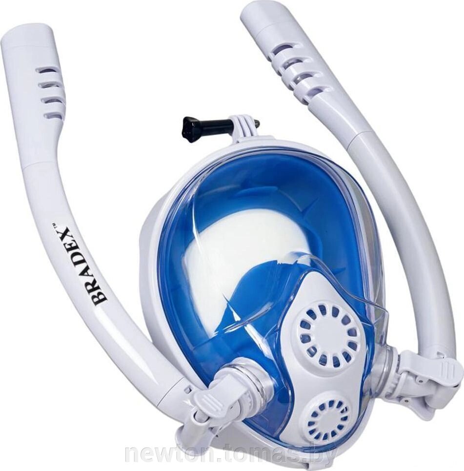 Маска для плавания Bradex SF 0553 S, белый/синий от компании Интернет-магазин Newton - фото 1