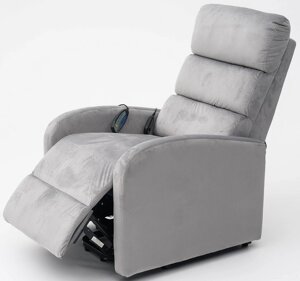 Массажное кресло Calviano 2166 серый велюр