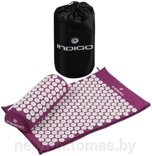 Массажный коврик Indigo IN186 фиолетовый от компании Интернет-магазин Newton - фото 1