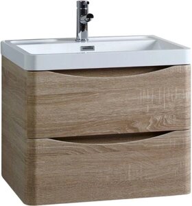 Мебель для ванных комнат BelBagno Тумба с умывальником Ancona-N-600-2C-SO-WO rovere bianco