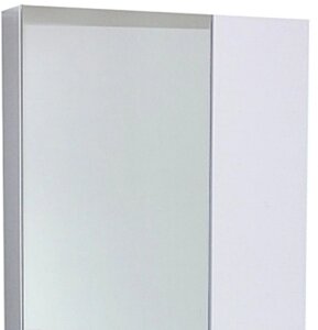 Мебель для ванных комнат СанитаМебель Шкаф с зеркалом Эмили 102.650 правый Белый
