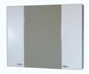 Мебель для ванных комнат СанитаМебель Шкаф с зеркалом Лотос 101.1000