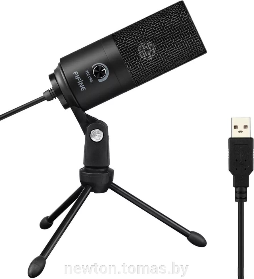 Микрофон FIFINE K669 черный от компании Интернет-магазин Newton - фото 1