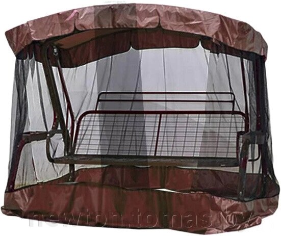 Москитная сетка МебельСад АМС эконом 220x145x175 см черно-коричневый от компании Интернет-магазин Newton - фото 1
