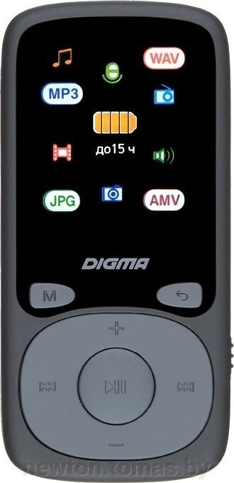 MP3 плеер Digma B4 8GB черный от компании Интернет-магазин Newton - фото 1