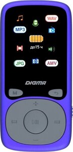 MP3 плеер Digma B4 8GB синий