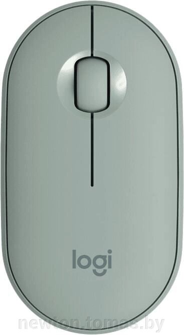 Мышь Logitech M350 Pebble эвкалипт от компании Интернет-магазин Newton - фото 1