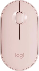 Мышь Logitech M350 Pebble розовый