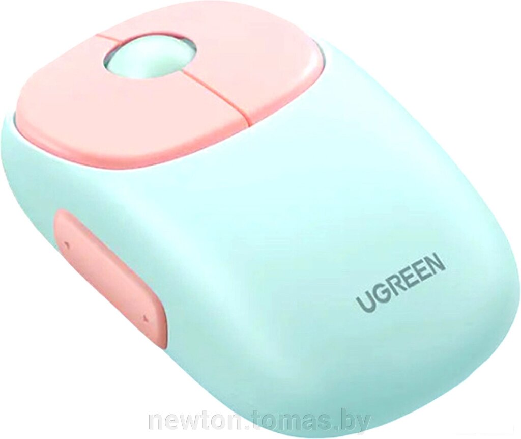 Мышь Ugreen Fun+ MU102 15722 мятный/розовый от компании Интернет-магазин Newton - фото 1