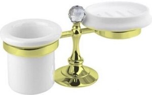 Набор аксессуаров для ванной Cezares Olimp-STT-03/24-Sw золото