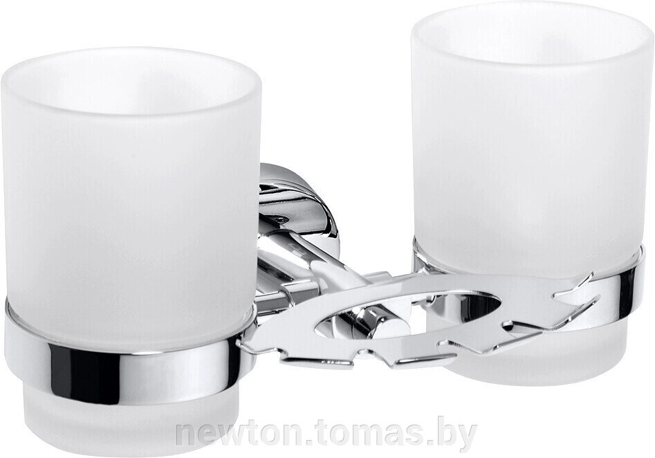 Набор стаканов для зубной щетки и пасты Bemeta Omega 104110042 от компании Интернет-магазин Newton - фото 1