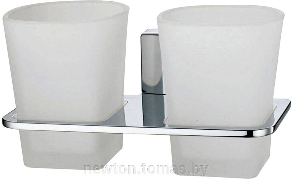 Набор стаканов для зубной щетки и пасты Wasserkraft Leine K-5028D от компании Интернет-магазин Newton - фото 1