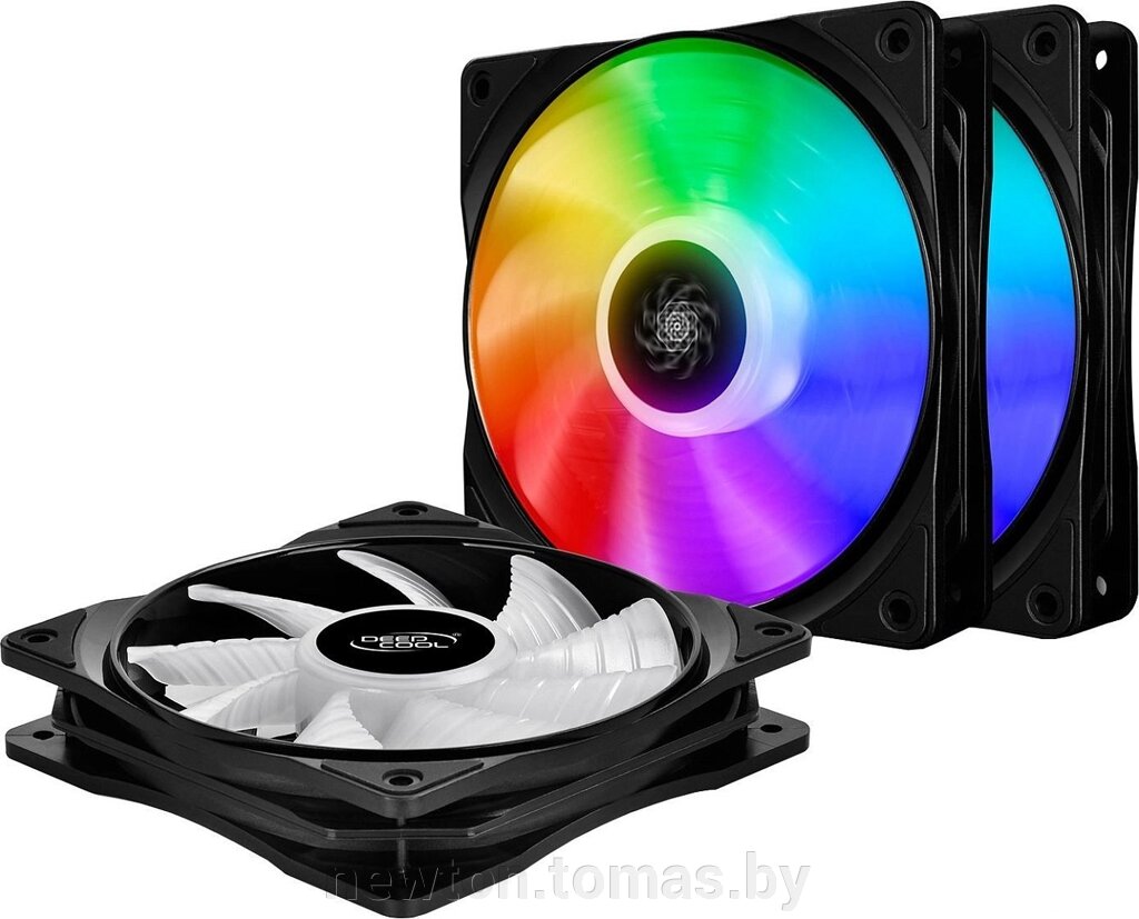 Набор вентиляторов с контроллером DeepCool CF 120 DP-FA-RGB-CF120-3 от компании Интернет-магазин Newton - фото 1