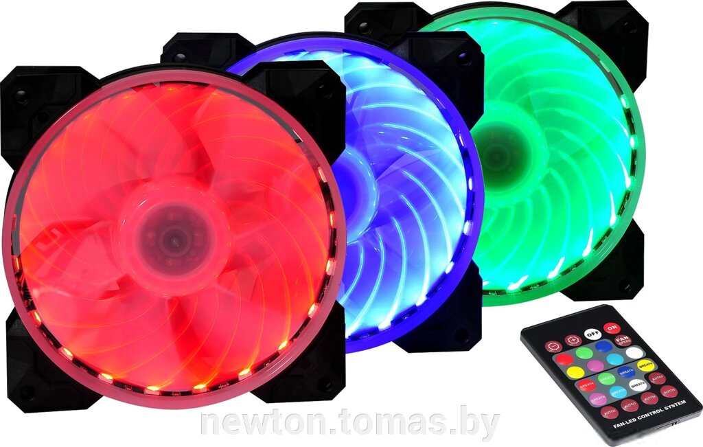 Набор вентиляторов Spire Magic Lantern X2-12025S1L6-RGB-LED от компании Интернет-магазин Newton - фото 1