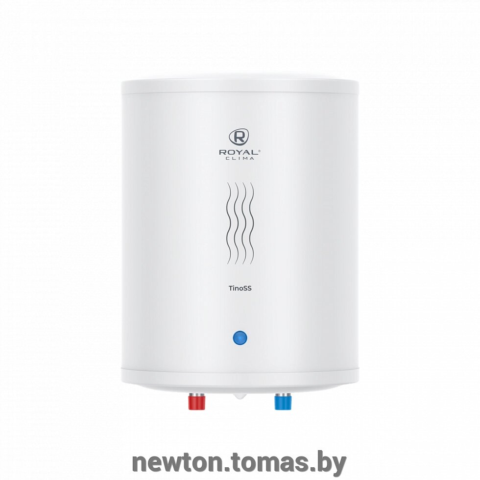 Накопительный электрический водонагреватель над мойкой Royal Clima TinoSS RWH-TS10-RS от компании Интернет-магазин Newton - фото 1