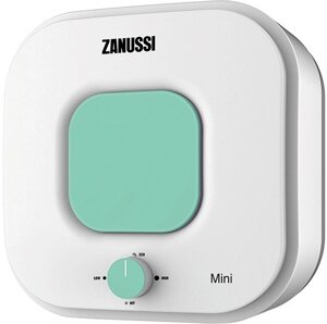 Накопительный электрический водонагреватель над мойкой Zanussi ZWH/S 10 Mini O зеленый