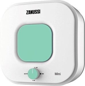 Накопительный электрический водонагреватель над мойкой Zanussi ZWH/S 15 Mini O зеленый