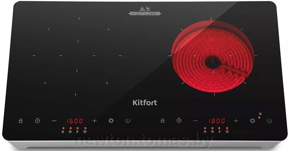 Настольная плита Kitfort KT-164 от компании Интернет-магазин Newton - фото 1
