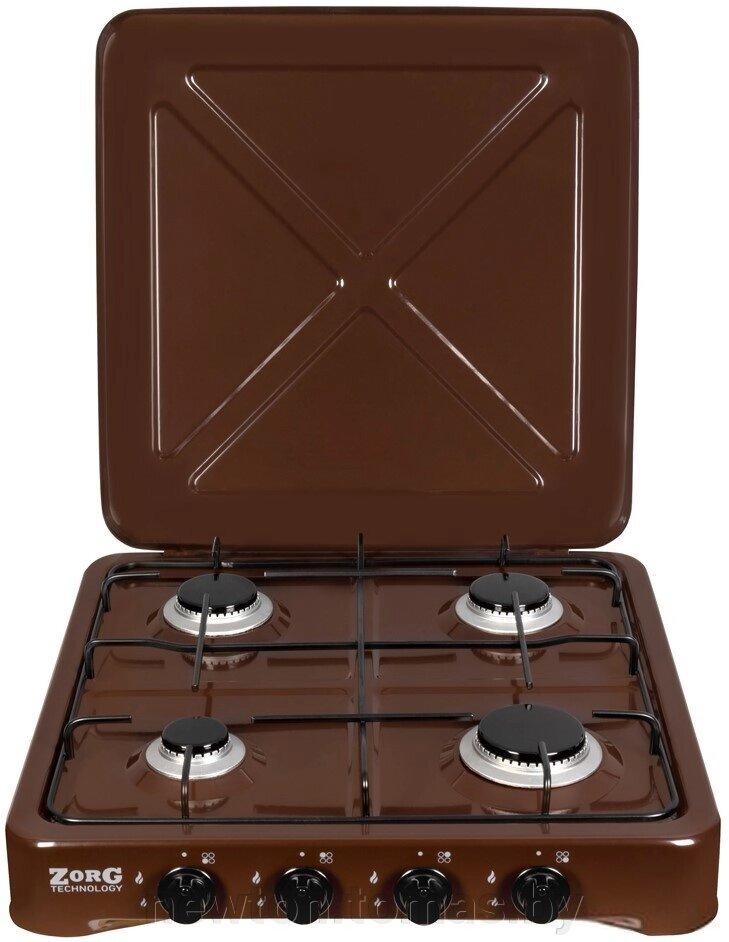 Настольная плита ZorG O 400 коричневый от компании Интернет-магазин Newton - фото 1