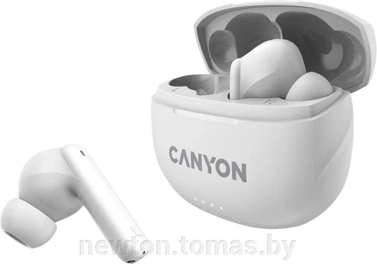 Наушники Canyon TWS-8 белый от компании Интернет-магазин Newton - фото 1