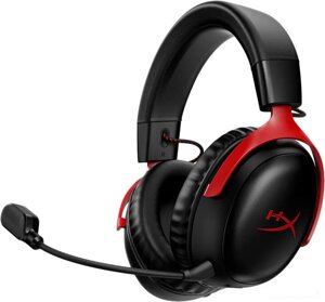 Наушники HyperX Cloud III Wireless черный/красный