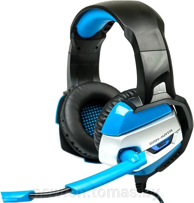Наушники с микрофоном Dialog Gan-Kata HGK-37L синий от компании Интернет-магазин Newton - фото 1
