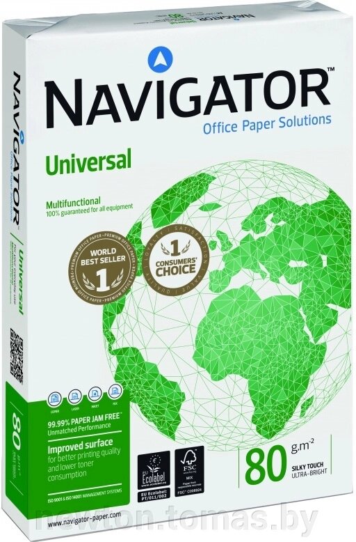 Офисная бумага Navigator Universal A3 500 л 80 г/м. кв от компании Интернет-магазин Newton - фото 1
