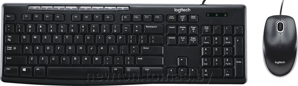 Офисный набор Logitech MK200 920-002714 нет кириллицы от компании Интернет-магазин Newton - фото 1