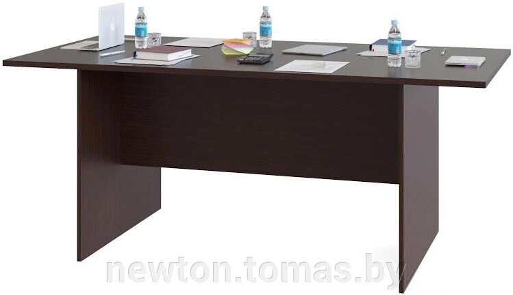 Офисный стол для переговоров Сокол СПР-05 венге от компании Интернет-магазин Newton - фото 1