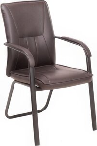 Офисный стул AksHome Oscar коричневый/черный