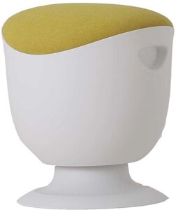Офисный стул Chair Meister Tulip белый пластик, желтый