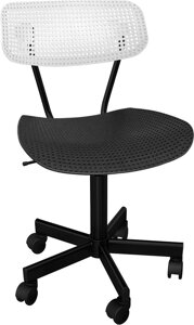 Офисный стул Sheffilton SHT-ST85/S121М белый/черный/черный муар