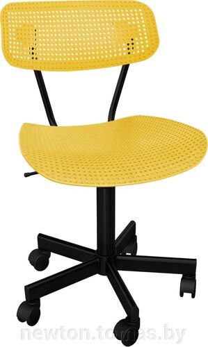 Офисный стул Sheffilton SHT-ST85/S121М желтый/черный муар