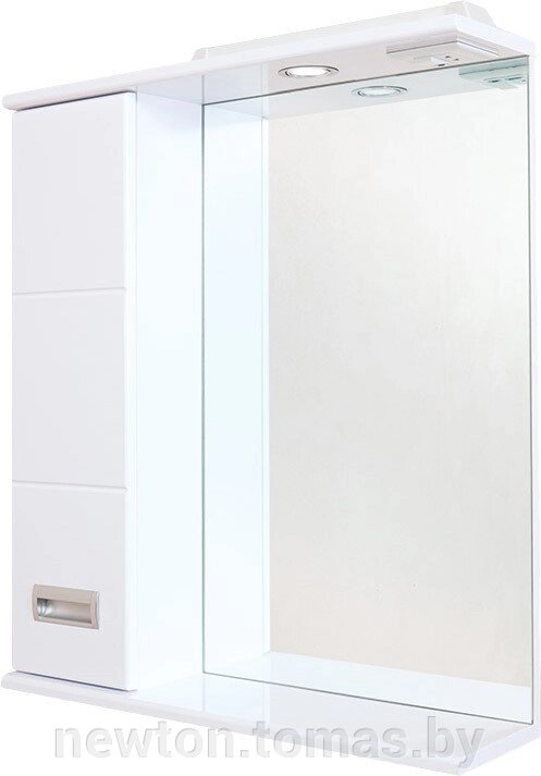 Onika Шкаф с зеркалом Балтика 58.01 левый белый [205816] от компании Интернет-магазин Newton - фото 1