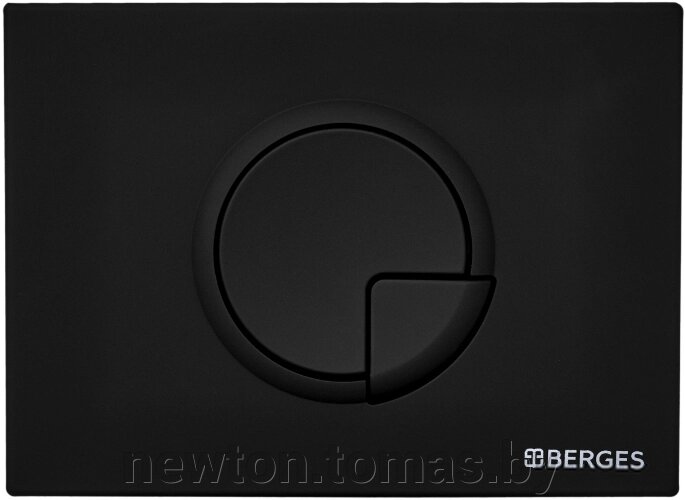 Панель смыва Berges Wasserhaus Novum R5 Soft Touch черный от компании Интернет-магазин Newton - фото 1