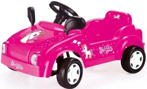 Педальная машинка Dolu Unicorn 2519 розовый