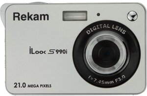 Фотоаппарат Rekam iLook S990i серебристый