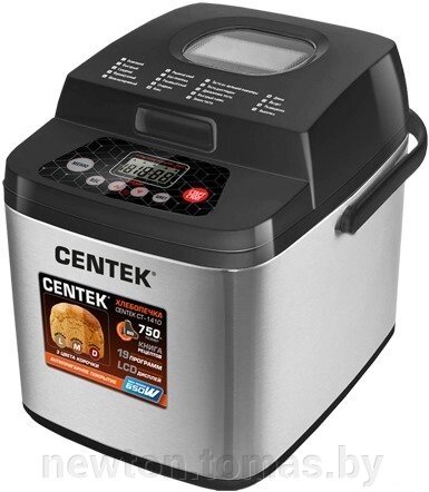 Хлебопечка CENTEK CT-1410 черный - гарантия