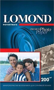 Фотобумага Lomond суперглянцевая односторонняя A6 200 г/кв. м. 750 листов 1106203