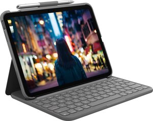 Чехол для планшета Logitech Slim Folio для iPad 10th gen серый