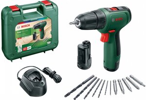 Дрель-шуруповерт Bosch EasyDrill 1200 06039D3007 с 2-мя АКБ, кейс