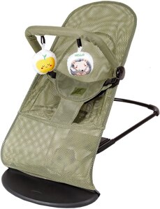 Шезлонг Amarobaby Baby Time AB21-25BT/13 зеленый