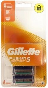 Сменные кассеты для бритья Gillette Fusion5 Sport 4 шт