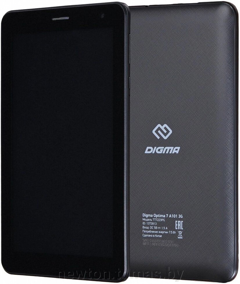 Планшет Digma Optima 7 A101 TT7223PG 3G черный от компании Интернет-магазин Newton - фото 1