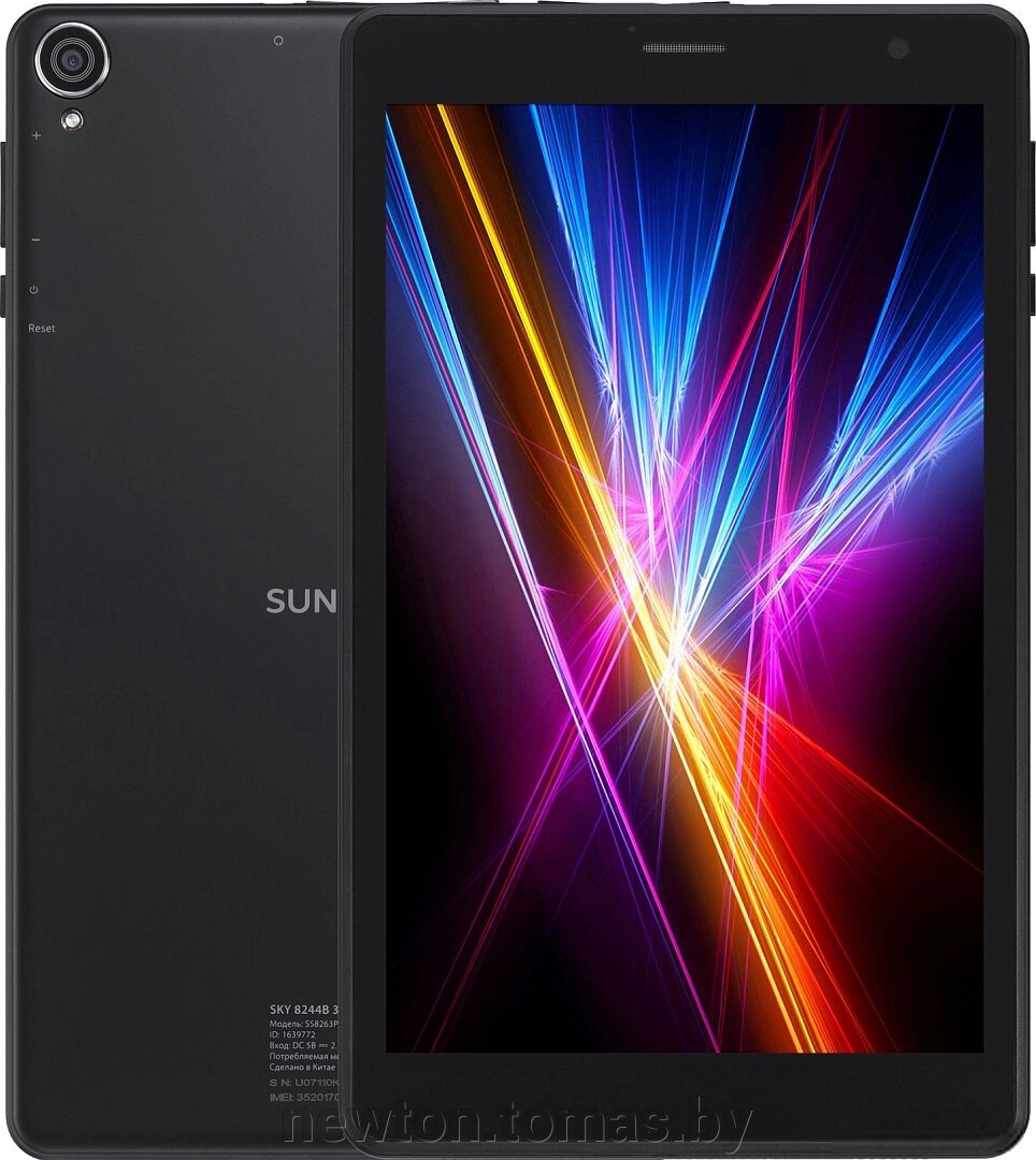 Планшет SunWind Sky 8244B 3G 2GB/16GB черный от компании Интернет-магазин Newton - фото 1