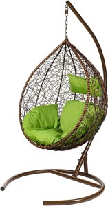 Подвесное кресло BiGarden Tropica Twotone коричневый/зеленый