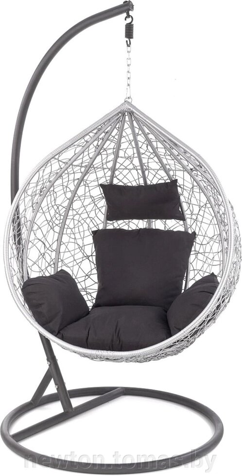 Подвесное кресло Halmar Eggy серый/черный от компании Интернет-магазин Newton - фото 1