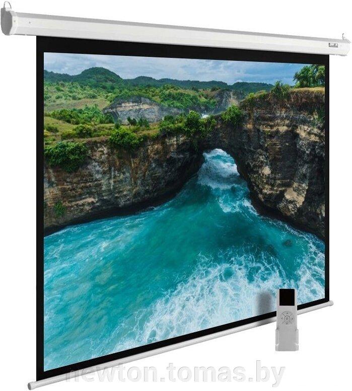 Проекционный экран CACTUS MotoExpert 200x150 CS-PSME-200x150-WT от компании Интернет-магазин Newton - фото 1